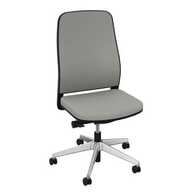 LEON SY LATERAL-DOS/ASS TISSU-CADRE NOIR-ROUL SPLE FREIN EN CHARGE 50 MM