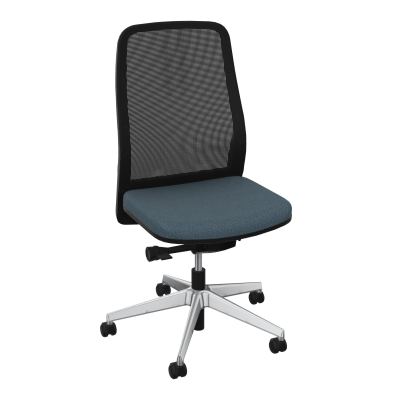LEON SY LATERAL-DOS RESIL-CADRE NOIR-DUR FREIN EN CHARGE 50 MM