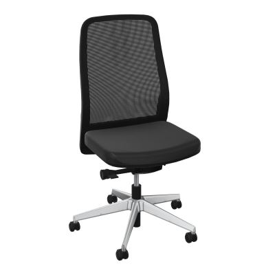 LEON SY LATERAL-DOS RESIL-CADRE NOIR-ROUL SPLE FREIN EN CHARGE 50 MM
