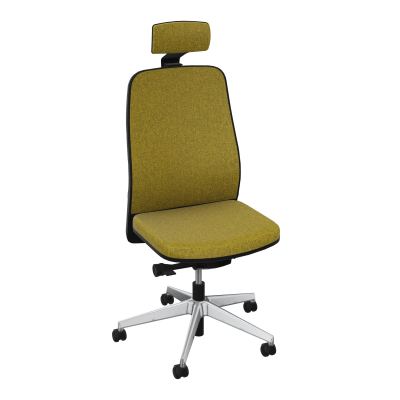 LEON SY LATERAL+TETIERE-DOS TISSU-COQUE ARRIERE NOIR-DUR FREIN HORS CHARGE 50 MM