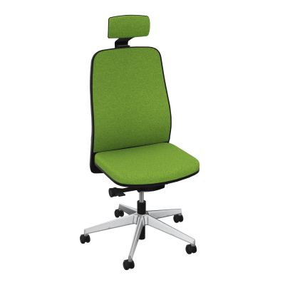 LEON SY LATERAL+TETIERE-DOS TISSU-COQUE ARRIERE NOIR-DUR FREIN EN CHARGE 50 MM