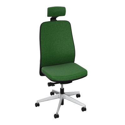 LEON SY LATERAL+TETIERE-DOS TISSU-COQUE ARRIERE NOIR-ROUL SPLE FREIN EN CHARGE 50 MM