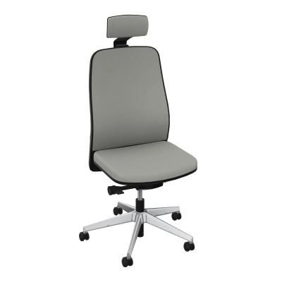 LEON SY LATERAL+TETIERE-DOS TISSU-COQUE ARRIERE NOIR-ROUL SPLE FREIN EN CHARGE 50 MM