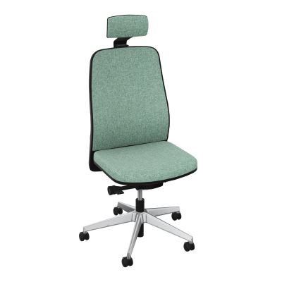 LEON SY LATERAL+TETIERE-DOS TISSU-COQUE ARRIERE NOIR-ROUL SPLE FREIN EN CHARGE 50 MM