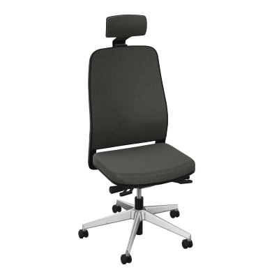 LEON SY +TRANSLAT ASS+TETIERE-DOS TISSU-COQUE ARRIERE NOIR-ROUL SOL SOUPLE 50 MM
