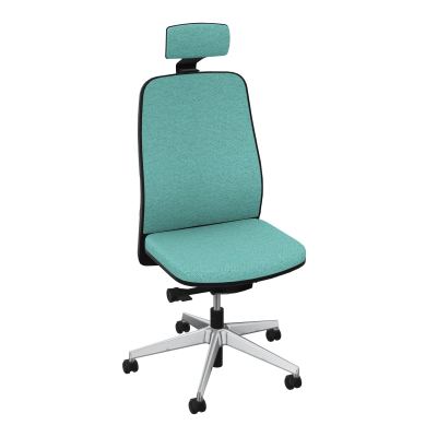 LEON SY LATERAL+TETIERE-DOS/ASS TISSU-CADRE NOIR-ROUL SOL SOUPLE 50 MM