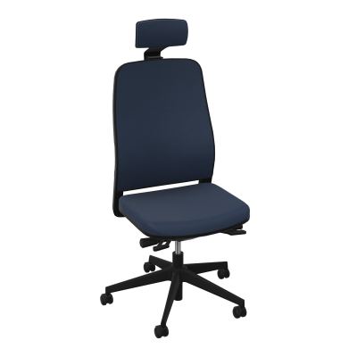 LEON SY +TRANSLAT ASS+TETIERE-DOS/ASS TISSU-CADRE NOIR-DUR FREIN HORS CHARGE 50 MM