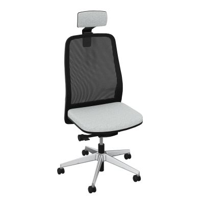 LEON SY LATERAL+TETIERE-DOS RESIL-CADRE NOIR-DUR FREIN HORS CHARGE 50 MM
