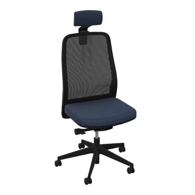 LEON SY LATERAL+TETIERE-DOS RESIL-CADRE NOIR-ROUL SPLE FREIN HORS CHARGE 50 MM