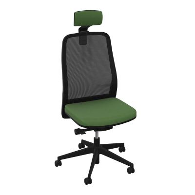 LEON SY LATERAL+TETIERE-DOS RESIL-CADRE NOIR-ROUL SPLE FREIN HORS CHARGE 50 MM