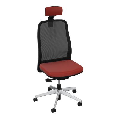 LEON SY LATERAL+TETIERE-DOS RESIL-CADRE NOIR-ROUL SPLE FREIN HORS CHARGE 50 MM