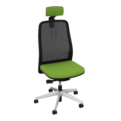LEON SY LATERAL+TETIERE-DOS RESIL-CADRE NOIR-DUR FREIN EN CHARGE 50 MM