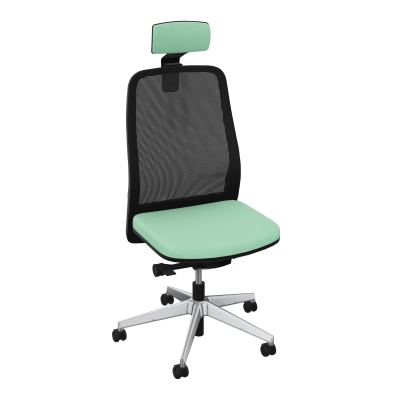 LEON SY LATERAL+TETIERE-DOS RESIL-CADRE NOIR-DUR FREIN EN CHARGE 50 MM
