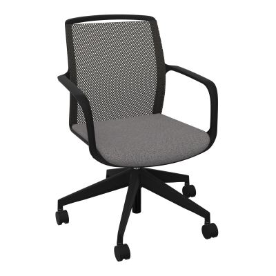 LOUIS CHAISE PIETEMENT 5 BRANCHES ROULETTES SOL DUR 60 MM BN TI SV