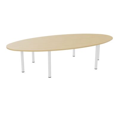 TABLE ELLIPTIQUE 10P L320XP156 EP30 2 PLTCRBE SYM L140+2 PLT ELLIPSES PP OBTX6 6 PIEDS MÉT