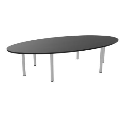 TABLE ELLIPTIQUE 10P L320XP156 EP30 2 PLTCRBE SYM L140+2 PLT ELLIPSES PP OBTX6 6 PIEDS MÉ