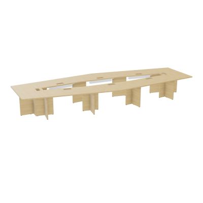 TABLE EN LOSANGE 16P L577XP217/142,5 EP30 4 PLT DRT L140+2 PLT TRAPEZE INT+2 PLT TRAPEZE