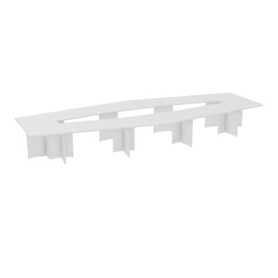 TABLE EN LOSANGE 16P L577XP217/142,5 EP30 4 PLT DRT L140+2 PLT TRAPEZE INT+2 PLT TRAPEZE