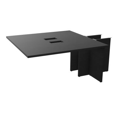 KIT EXTENSION POUR TABLES OVALES 4P L140XP140 CM (2X70) DÉC TRAPPE X2+GOULOTTE DBLE 2 PIE