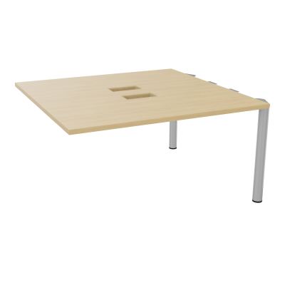 KIT EXTENSION POUR TABLES OVALES 4P L140XP140 CM (2X70) DÉC TRAPPE X2+GOULOTTE DBLE 4 PIE