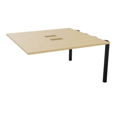 KIT EXTENSION POUR TABLES OVALES 4P L140XP140 CM (2X70) DÉC TRAPPE X2+GOULOTTE DBLE 4 PIE