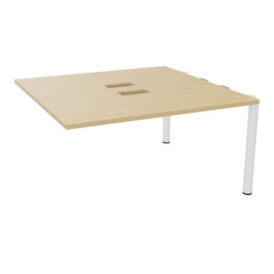 KIT EXTENSION POUR TABLES OVALES 4P L140XP140 CM (2X70) DÉC TRAPPE X2+GOULOTTE DBLE 4 PIE