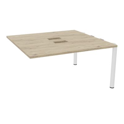 KIT EXTENSION POUR TABLES OVALES 4P L140XP140 CM (2X70) DÉC TRAPPE X2+GOULOTTE DBLE 4 PIE