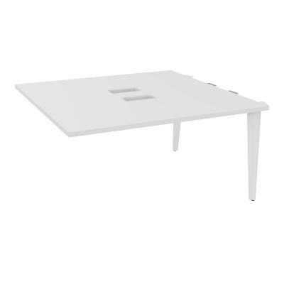 KIT EXTENSION POUR TABLES OVALES 4P L140XP140 CM (2X70) DÉC TRAPPE X2+GOULOTTE DBLE 3+1 P
