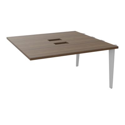 KIT EXTENSION POUR TABLES OVALES 4P L140XP140 CM (2X70) DÉC TRAPPE X2+GOULOTTE DBLE 3+1 P