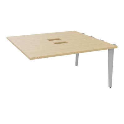 KIT EXTENSION POUR TABLES OVALES 4P L140XP140 CM (2X70) DÉC TRAPPE X2+GOULOTTE DBLE 3+1 P