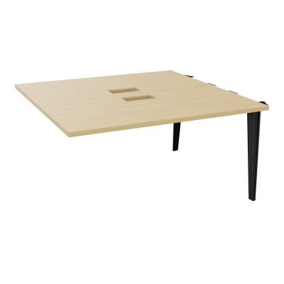 KIT EXTENSION POUR TABLES OVALES 4P L140XP140 CM (2X70) DÉC TRAPPE X2+GOULOTTE DBLE 3+1 P