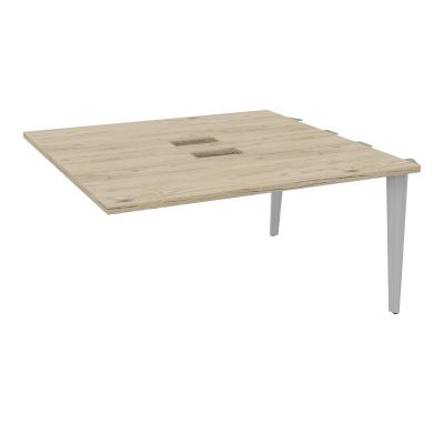 KIT EXTENSION POUR TABLES OVALES 4P L140XP140 CM (2X70) DÉC TRAPPE X2+GOULOTTE DBLE 3+1 P
