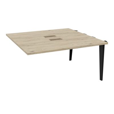 KIT EXTENSION POUR TABLES OVALES 4P L140XP140 CM (2X70) DÉC TRAPPE X2+GOULOTTE DBLE 3+1 P