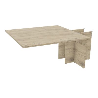 KIT EXTENSION POUR TABLES OVALES 4P L140XP140 CM (2X70) PP OBTX4 2 PIEDS PX R3 R3