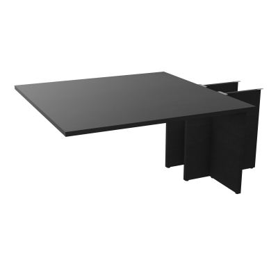 KIT EXTENSION POUR TABLES OVALES 4P L140XP140 CM (2X70) PP OBTX4 2 PIEDS PX RK RK