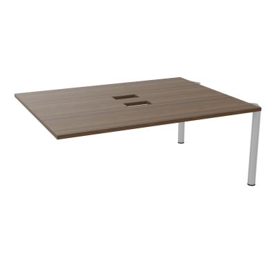KIT EXTENSION POUR TABLES OVALES 6P L180XP140 CM (2X70) DÉC TRAPPE X2+GOULOTTE DBLE 4 PIE