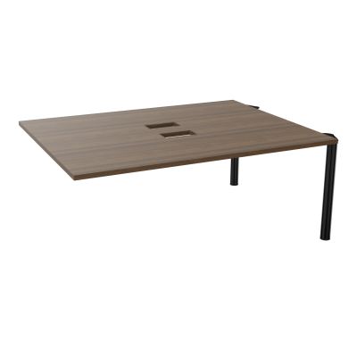 KIT EXTENSION POUR TABLES OVALES 6P L180XP140 CM (2X70) DÉC TRAPPE X2+GOULOTTE DBLE 4 PIE