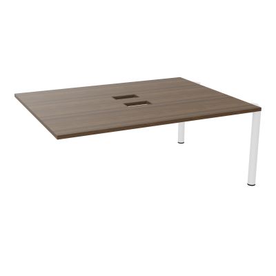 KIT EXTENSION POUR TABLES OVALES 6P L180XP140 CM (2X70) DÉC TRAPPE X2+GOULOTTE DBLE 4 PIE