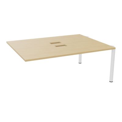 KIT EXTENSION POUR TABLES OVALES 6P L180XP140 CM (2X70) DÉC TRAPPE X2+GOULOTTE DBLE 4 PIE