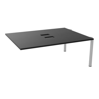 KIT EXTENSION POUR TABLES OVALES 6P L180XP140 CM (2X70) DÉC TRAPPE X2+GOULOTTE DBLE 4 PIE