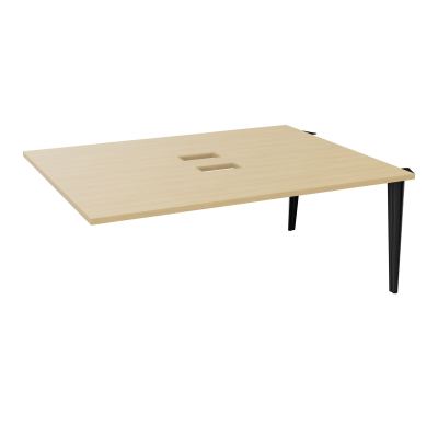 KIT EXTENSION POUR TABLES OVALES 6P L180XP140 CM (2X70) DÉC TRAPPE X2+GOULOTTE DBLE 3+1 P