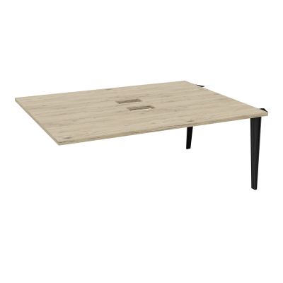 KIT EXTENSION POUR TABLES OVALES 6P L180XP140 CM (2X70) DÉC TRAPPE X2+GOULOTTE DBLE 3+1 P