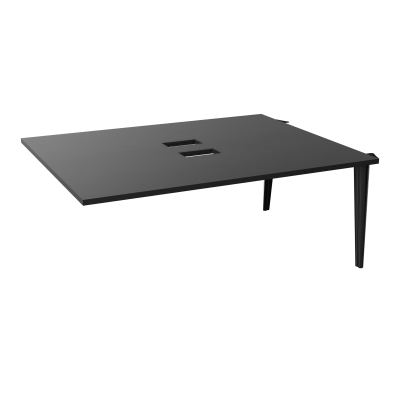 KIT EXTENSION POUR TABLES OVALES 6P L180XP140 CM (2X70) DÉC TRAPPE X2+GOULOTTE DBLE 3+1 P