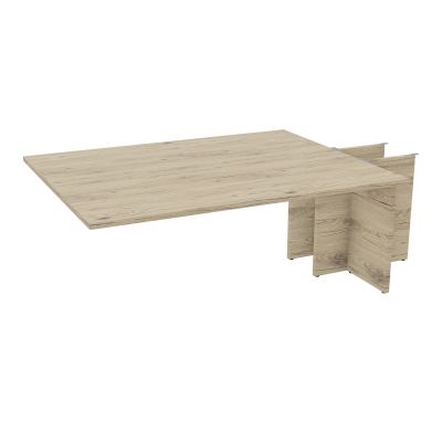 KIT EXTENSION POUR TABLES OVALES 6P L180XP140 CM (2X70) PP OBTX4 2 PIEDS PX R3 R3