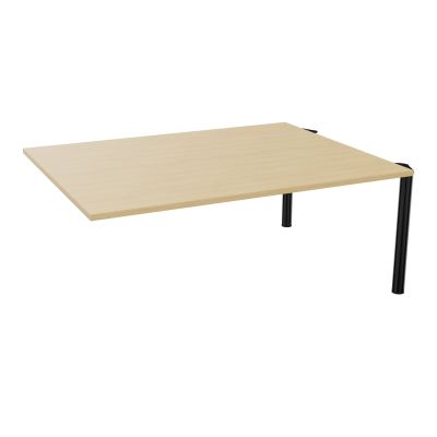 KIT EXTENSION POUR TABLES OVALES 6P L180XP140 CM (2X70) PP OBTX4 4 PIEDS MÉTAL Ø70 R1 SG
