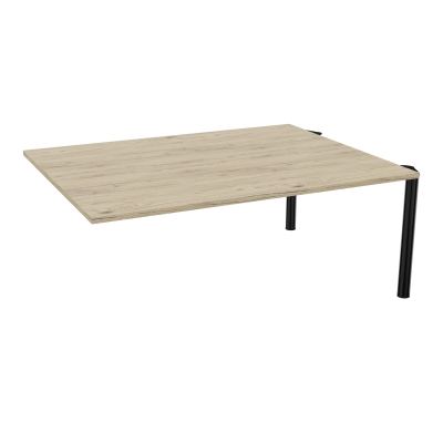 KIT EXTENSION POUR TABLES OVALES 6P L180XP140 CM (2X70) PP OBTX4 4 PIEDS MÉTAL Ø70 R3 SG