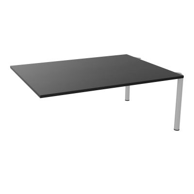 KIT EXTENSION POUR TABLES OVALES 6P L180XP140 CM (2X70) PP OBTX4 4 PIEDS MÉTAL Ø70 RK SA