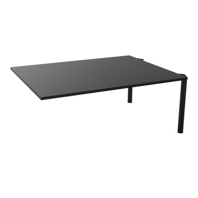 KIT EXTENSION POUR TABLES OVALES 6P L180XP140 CM (2X70) PP OBTX4 4 PIEDS MÉTAL Ø70 RK SG