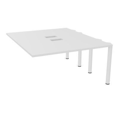 KIT EXTENSION POUR TABLES ELLIPTIQUES 4P L140XP170 CM (2X85) DÉC TRAPPE X2+GOULOTTE DBLE