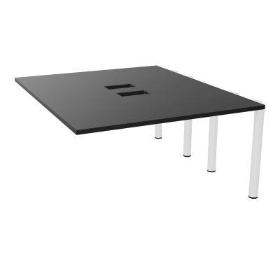 KIT EXTENSION POUR TABLES ELLIPTIQUES 4P L140XP170 CM (2X85) DÉC TRAPPE X2+GOULOTTE DBLE